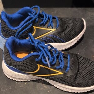 Reebok Black and Blue Sneakers with Breathable Mesh